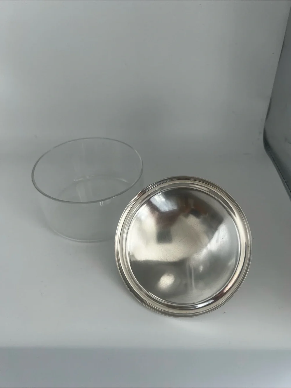 Vintage Christofle Malmaison Silver-Plated Caviar Set – Closed Lotus Bud Lid